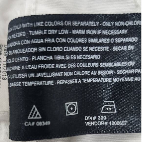 Gloria Venderbuilt White Denmin Vintage "Monroe" Bermuda Shorts Women's Size 4 - Picture 11 of 12